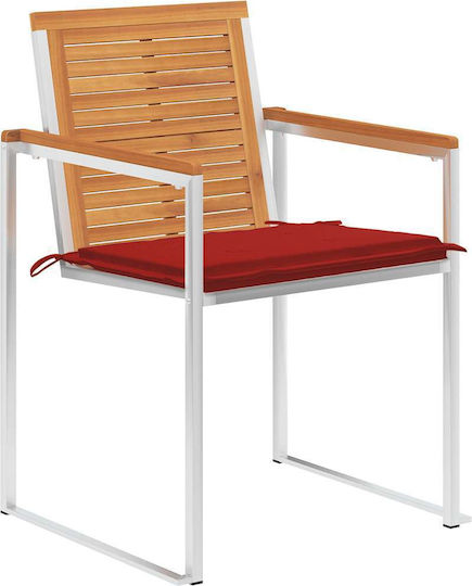 Ess- und Küchenstühle Hölzernes Rot 8Stücke 60x56x85cm