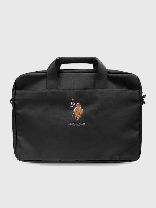 U.S. Polo Assn. Tasche Schulter / Handheld 15" Schwarz USCB15PUGFLBK