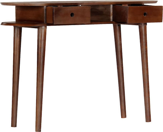Console Table Solid Acacia Wood L110xW35xH76cm