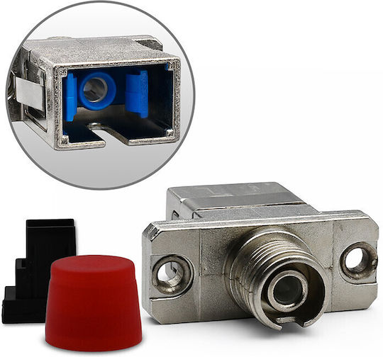 Qoltec Fiber Optic Adapter 54152 1 Piece