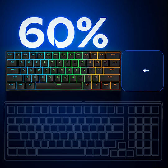 MCHOSE Ace 60 Pro Gaming Keyboard 60% with Magnetic Switches and RGB Lighting English US