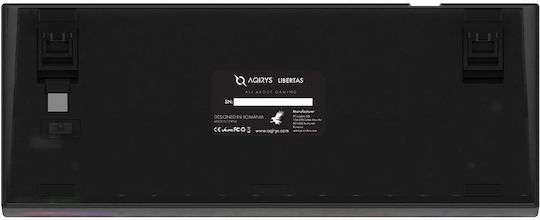 Aqirys LIBERTAS Ασύρματο Gaming Μηχανικό Πληκτρολόγιο 75% με HaiMu x AQIRYS Super Silent διακόπτες και RGB φωτισμό (Αγγλικό US)