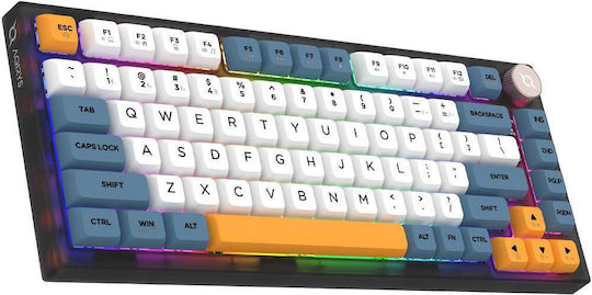 Aqirys LIBERTAS Ασύρματο Gaming Μηχανικό Πληκτρολόγιο 75% με HaiMu x AQIRYS Super Silent διακόπτες και RGB φωτισμό (Αγγλικό US)