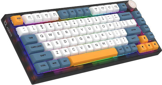 Aqirys LIBERTAS Ασύρματο Gaming Μηχανικό Πληκτρολόγιο 75% με HaiMu x AQIRYS Super Silent διακόπτες και RGB φωτισμό (Αγγλικό US)