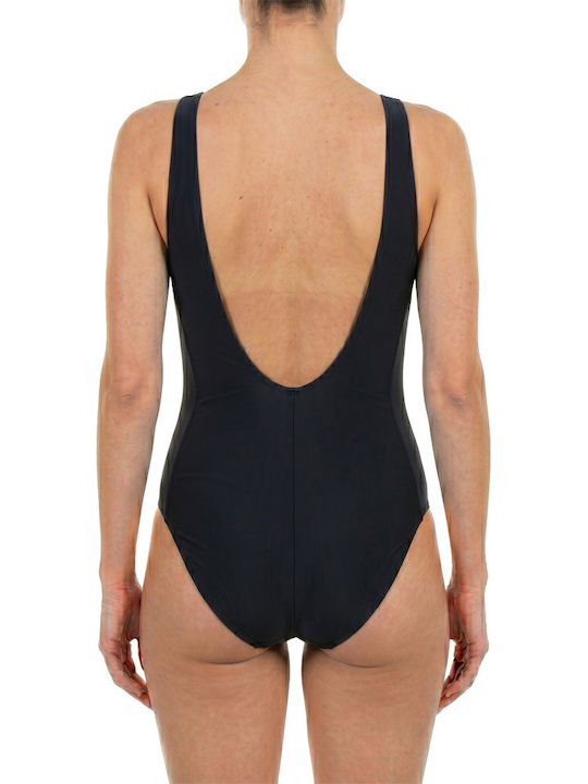 Athletic One-Piece Swimsuit Black