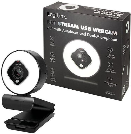 LogiLink UA0384 Full HD 1080p Web Camera with Autofocus