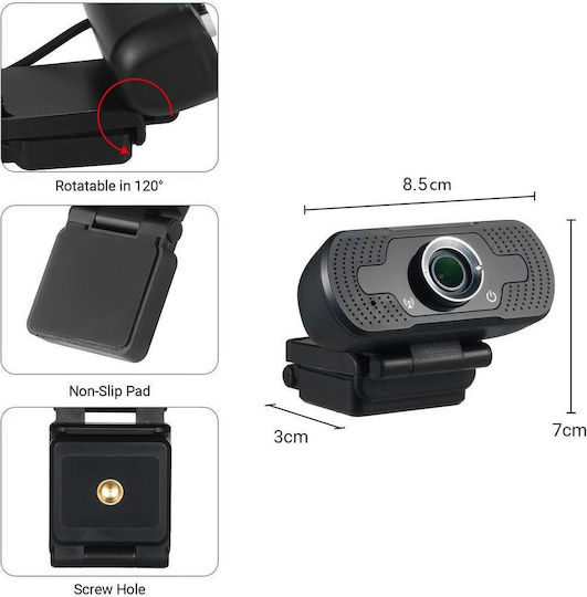 Tellur Web-Kamera HD 720p Schwarz TLL491131