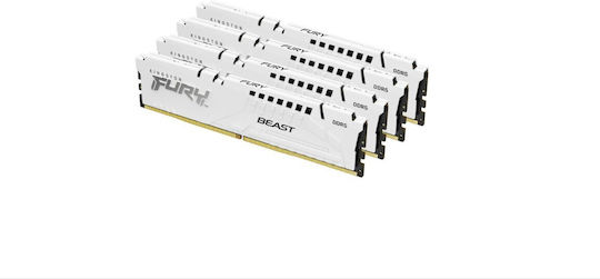 Kingston Fury Beast 64GB DDR5 RAM with 4 Modules (4x16GB) and 6000 Speed for Desktop