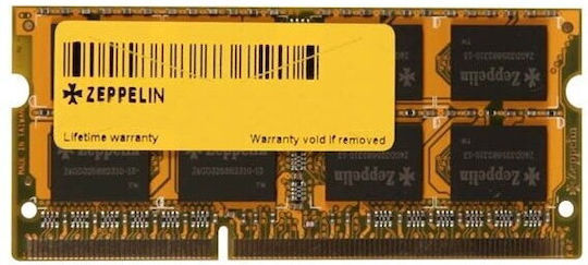 Zeppelin 4GB DDR3 RAM cu Viteză 1600 pentru Laptop