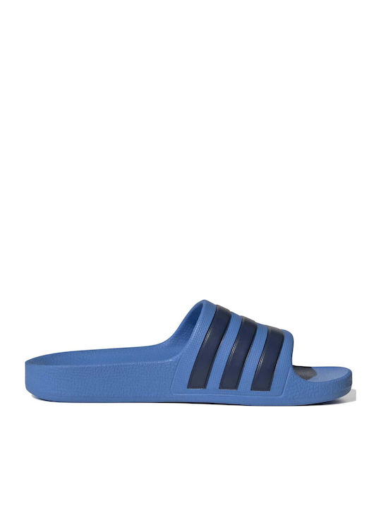 Kids' Flip Flops Slides Turquoise Adilette Aqua