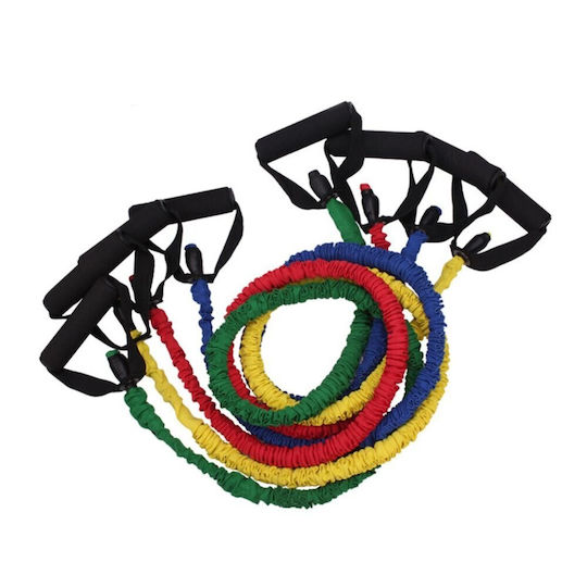 Optimum Bandă de rezistență pentru exerciții Gymtube Hard Verde