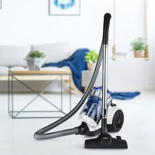 Domo Vacuum Cleaner 700W Bagless 1.5lt White