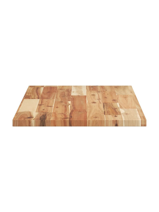 vidaXL Rectangular Table Surface Made of Solid Acacia Wood 80cm 80x40cm 40x2cm 4008813