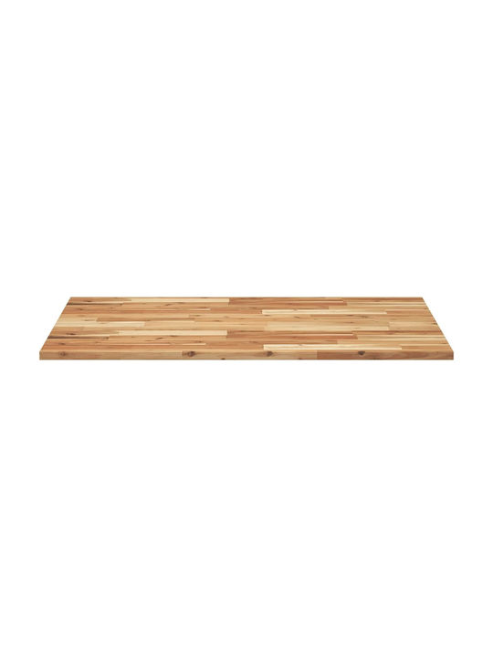 vidaXL Suprafață Rectangulară De Masă Din Lemn Masiv Maro 80x70x2cm 4008828