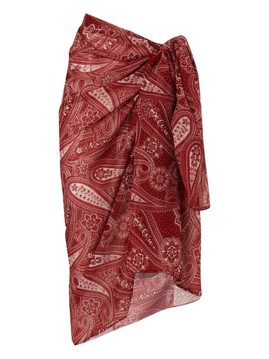 Stefania Frangista Jane Paisley Red Women's Pareo Red Sfc2627pr
