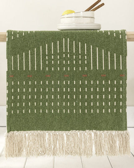 Nima Läufer Alyo Grün 45x150cm Nima Läufer Alyo Grün 45x150cm