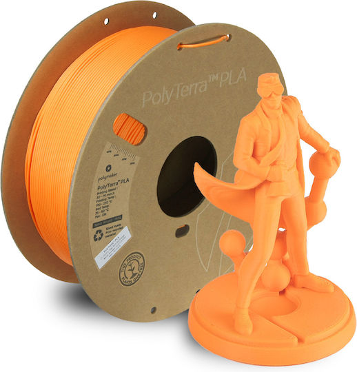 Polymaker Polyterra PLA 3D Printer Filament 1.75mm Orange 1kg