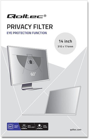 Qoltec Rodo 14 Φίλτρο Οθόνης Privacy