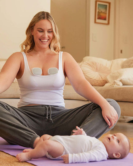 Momcozy S9 Pro Portable Double Breast Pump Battery BPA Free Gray 180ml