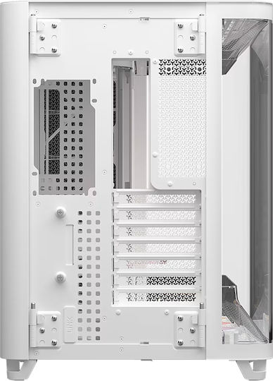 Corsair AIR 5400 RS-R ARGB Геймърско Midi Tower Компютърна Кутия със Страничен Прозорец Бяла