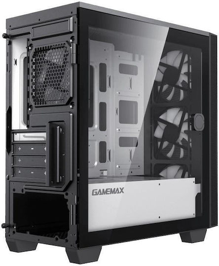 GameMax Aero Mini Eco Gaming Mini Tower Carcasă PC cu Fereastră Laterală Neagră