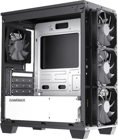 GameMax Aero Mini Eco Gaming Mini Tower Carcasă PC cu Fereastră Laterală Neagră