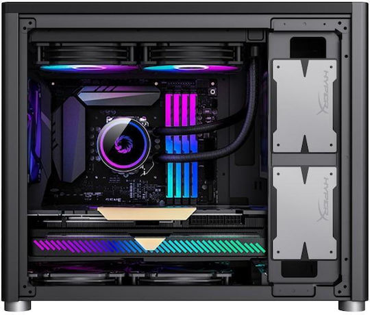 GameMax Spark Геймърско Midi Tower Компютърна Кутия с Страничен Прозорец Черна