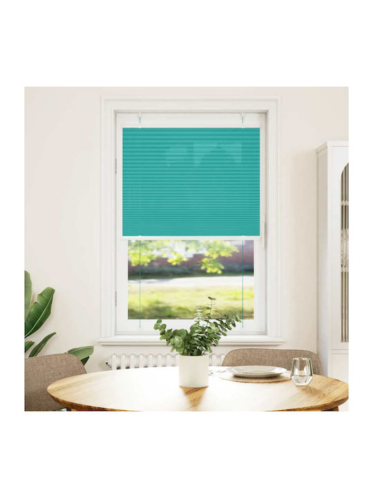 vidaXL Fabric Blind in Petrol Blue Colour W80xH100cm