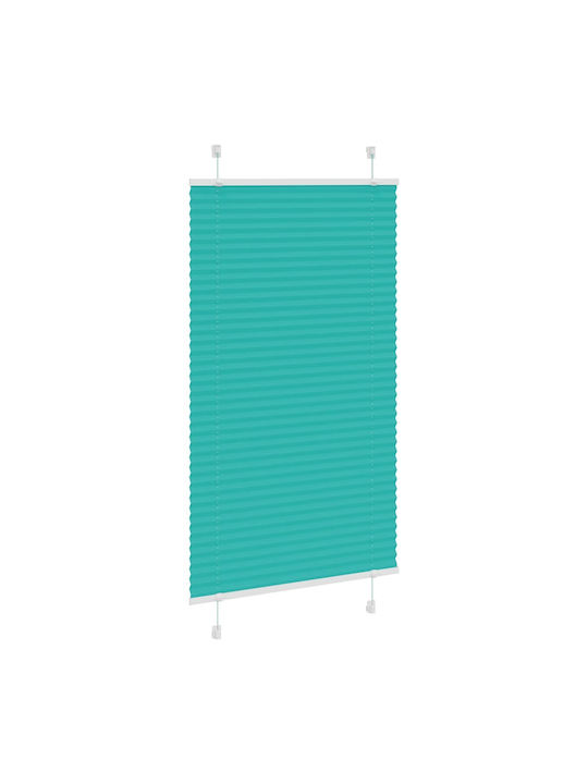 vidaXL Fabric Blind in Petrol Blue Colour W80xH100cm