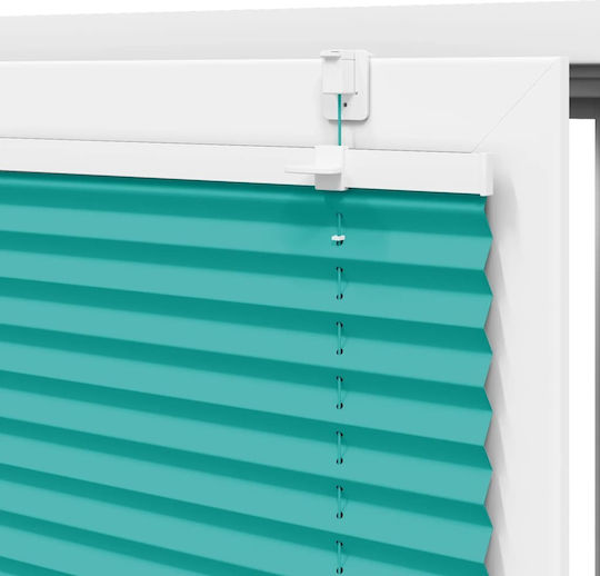 vidaXL Stoff Jalousie in Petrol Blau Farbe P80xH100cm