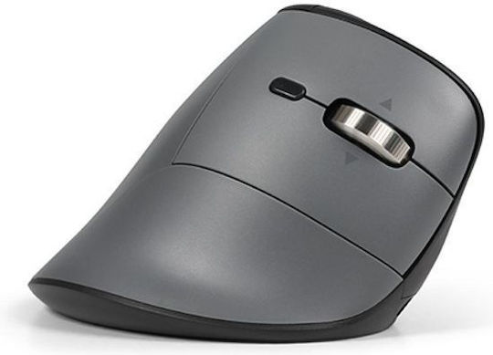 Bakker Elkhuizen FastForward 3-Mode Kabellos Ergonomisch Bluetooth Vertikal Maus Gray