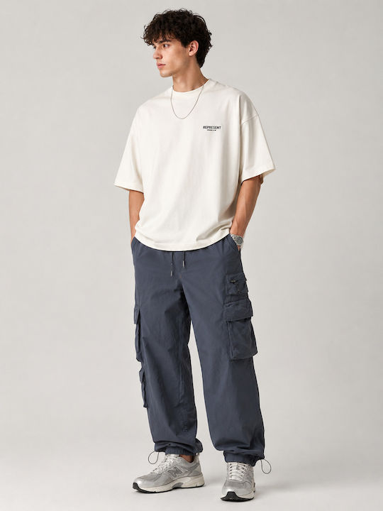 Pantaloni Cargo Relaxed Fit Gri