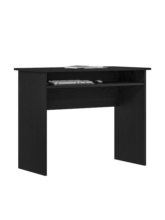 Desk Wooden Black Oak 90x50x74cm