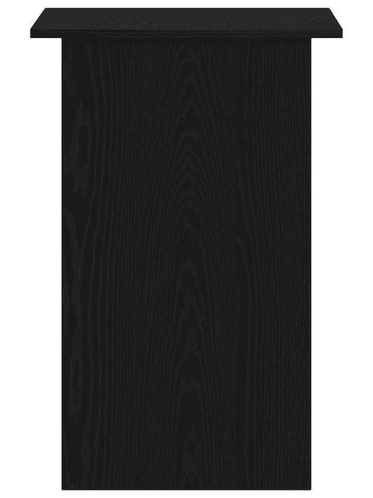 Desk Wooden Black Oak 90x50x74cm