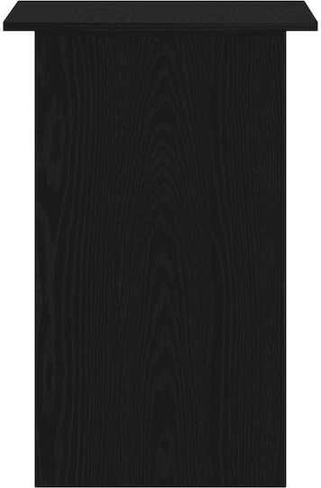 Desk Wooden Black Oak 90x50x74cm