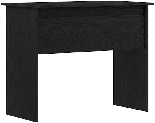 Desk Wooden Black Oak 90x50x74cm