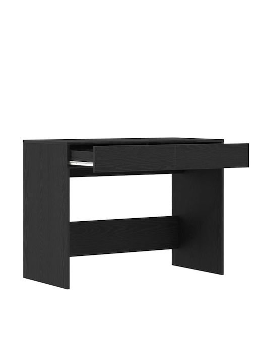 Γραφείο Ξύλινο Μαύρη Δρυς 101x50x76.5εκ.