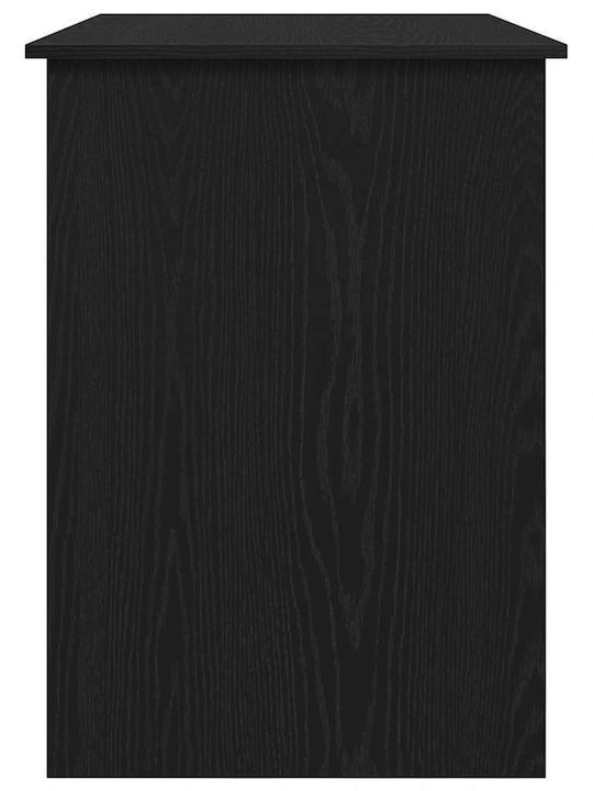 Desk Wooden Black Oak 100x55x75cm