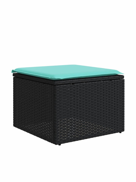Outdoor Corner Sofa Rattan with Cushions 55x62x69cm