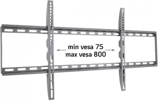 Techly ICA-PLB 162XL Βάση Τηλεόρασης Τοίχου έως 80" και 60kg