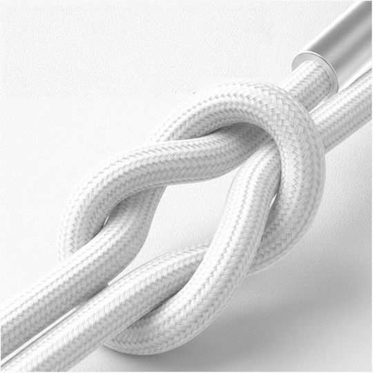 3MK Hyper USB-C zu Blitzkabel 27W Weiß 2m