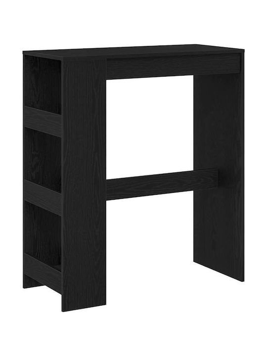Bar-Tisch Holz Schwarz Eiche 90x40x103,5cm