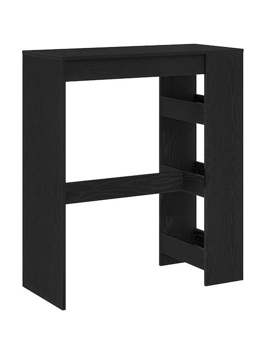 Bar-Tisch Holz Schwarz Eiche 90x40x103,5cm