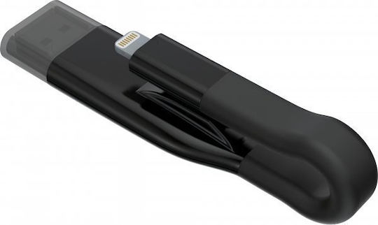 Kodak Icobra2 32GB USB 3.0 Stick με σύνδεση Lightning Μαύρο