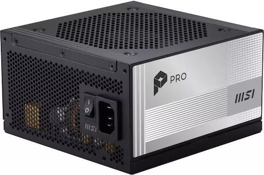 MSI PRO A850PL 850W Black Power Supply Full Modular