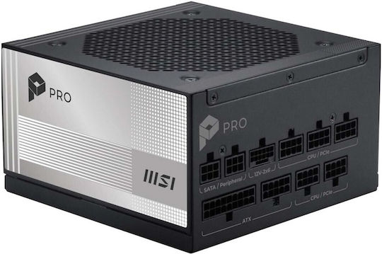 MSI PRO A850PL 850W Black Power Supply Full Modular