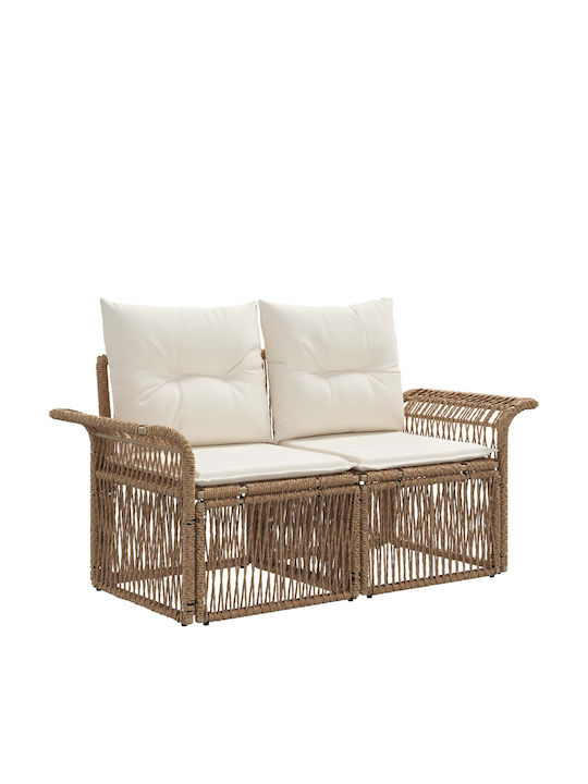Canapea Cu Patru Locuri De Exterior Din Rattan Cu Perne