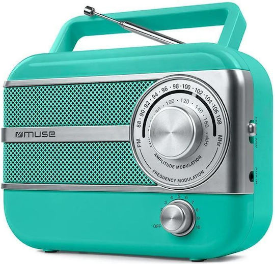 Muse M-056 Retro Tabletop Radio Electric Green