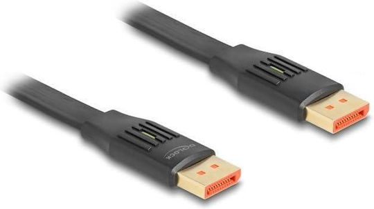 DeLock Cable DisplayPort male - DisplayPort male 3m Μαύρο (81007)