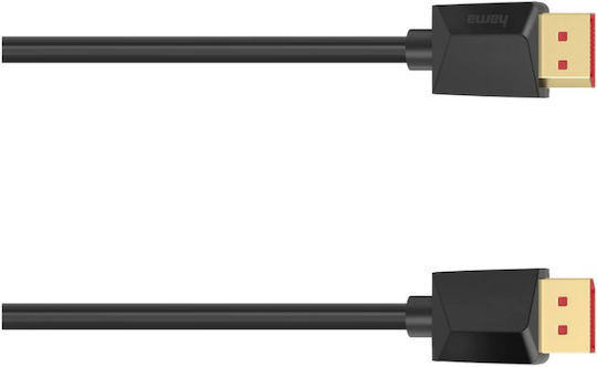 HAMA Cablu DisplayPort male - DisplayPort male 3m Negru